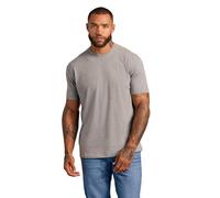 True Classic Maglietta Manica Corta Girocollo da Uomo, Pacco da 1 - Grigio Chiaro Melange, 2XL