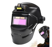 True Color Welding Hood-PC Auto Darking Shield, casco anti-caduta | 28 x 20 cm alta lente di chiarezza con sensore di luce, grande maschera per automobili, lavorazione alimentare, produzione di