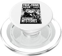 True Crime And Cats Meowdunit Misteri Amante Gatto Divertente PopSockets PopGrip per MagSafe