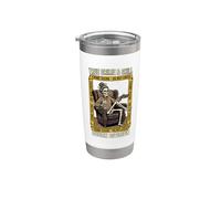 True Crime Chill Skeleton Division True Crime Addict Bicchiere termico in acciaio inox doppia parete