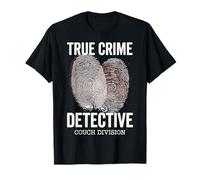 True Crime Detective Couch Division Maglietta