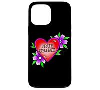 True Crime Lover x Cuore Fiore Tatuaggio Tradizionale Flash Custodia per iPhone 13 Pro Max