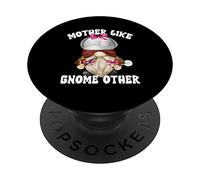 True Crime Mom Gnome In Sherlock Costume Mothers Day Quote PopSockets PopGrip Adesivo