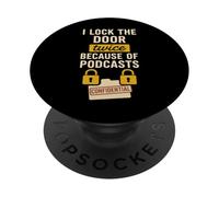 True Crime Podcast Murderino Fan Umorismo forense drogato PopSockets PopGrip Adesivo