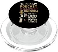 True Crime Podcast Murderino Fan Umorismo forense drogato PopSockets PopGrip per MagSafe