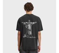 Mister Tee True Faith Vintage Heavy Short Sleeve T-shirt Nero 2XL Uomo