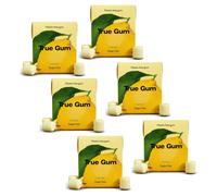 True Gum Chewingums Gomme da Masticare - Limone Cannella Liquirizia Menta 6x21g