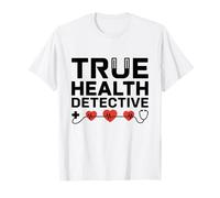 True Health Detective Internista Medicina Internista Medico Maglietta