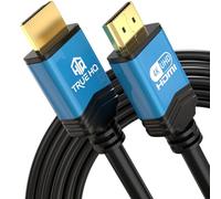 True HQ,Cavo HDMI 4K da 20 m, cavo HDMI 2.0, ultra ad alta velocità, 18 Gbps, lungo HDMI 2.0, Ethernet, 4 K@60 Hz, Ultra HD, UHD 2160p, HD 1080p, ARC 3D, Compatiable with videoproiettore CCTV PC SKY