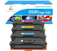 TRUE IMAGE Cartuccia toner Compatibile In sostituzione per Canon 054H 054 CRG-054H ImageCLASS MF640C MF642Cdw MF641Cw MF643Cdw MF644Cdw MF645Cx LBP621Cdw (Nero Ciano Giallo Magenta,confezione da 4)