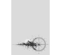 True North: A Rugged Compass Journal for Men | Lined Notebook for Writing, Notes, and Reflection