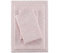 True North by Sleep Philosophy Cozy flanella calda 100% cotone lenzuolo - Novità stampa animali stelle carino ultra morbido freddo set biancheria da letto doppio, blush Dots 3 pezzi