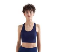 True North Roots Organics T1200 - Reggiseno Sportivo da Donna, in Poliestere Riciclato, Blu, XS