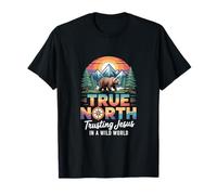 True North Trusting Jesus In A Wild World Maglietta