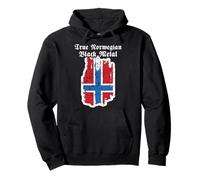 True Norwegian Black Metal Felpa con Cappuccio