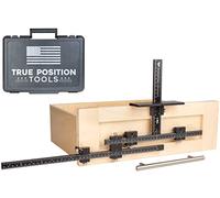 True Position Tools Pro Cabinet Hardware Jig - Installare maniglie e manopole frontali cassetto più velocemente - Made in USA - calibrato a mano