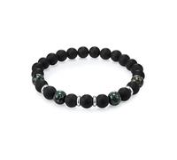 True Rebels Bracciale con gemmeda Uomo in Acciaio inossidabile con Agata