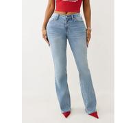 True Religion Becca Single Needle Mid Rise Bootcut Jeans, Lavaggio Pino Blu Ghiaccio Chiaro, 27 W Donna