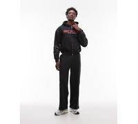 True Religion - Big T - Joggers in felpa ampi neri in coordinato-Nero S