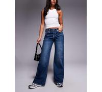 True Religion - Bobbi - Jeans ampi blu lavaggio scuro W32