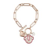 True Religion Bracciale a maglie Charmy