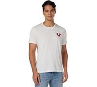True Religion Buddha Logo Short Sleeve Tee, T-Shirt Uomo, White, X-Large