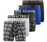 True Religion Confezione da 5 boxer per ragazzi dai 6 ai 18 anni, resistenti, elasticizzati, traspiranti, traspiranti