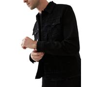 True Religion Denim Trucker Jacket Giacca, Nero, M Uomo