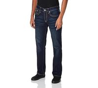 True Religion, Jeans da uomo Ricky a gamba dritta, 36W x 32L