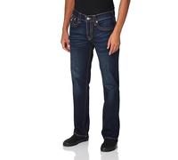 True Religion Jeans da Uomo Ricky Straight Leg, Dark Wash Muddy Waters, 31 W/32 L