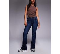 True Religion - Joey - Jeans a zampa blu indaco a vita medio alta con tasche con patta W28