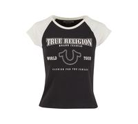 True Religion Maglietta nero / bianco Donna True Religion L