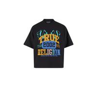True Religion Maglietta 'University' turchese / blu reale / giallo pastello / nero Uomo True Religion XXL