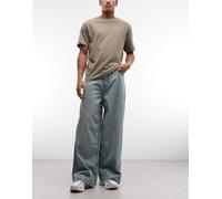 True Religion - Mikey Big T Supper - Jeans ampi lavaggio blu chiaro tinto W32