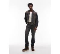 True Religion - Ricky - Jeans lavaggio indaco scuro con cuciture piatte e tasca con patta in coordinato-Blu W32