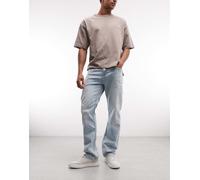 True Religion - Ricky - Jeans slim lavaggio blu chiaro con tasche con patta W36