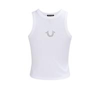 True Religion Top 'Horseshoe' bianco Donna True Religion S bianco