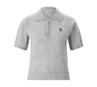 True Religion, ,Tops ,Donna ,Grigio ,S Maglione a Maniche Corte Stile Polo