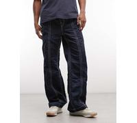 True Religion - Vinny Big T - Pantaloni in nylon blu indaco W30