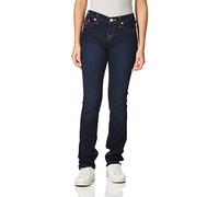 True Religion Women's Billie Mid Rise Straight Leg Jean
