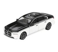 True Scale Miniatures MGT00959-L Mini-GT - i7 Xdrive60 Alpine White & Black Sapphire 2024 - scala 1/64 - modellino auto