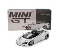 True Scale Miniatures Mini-GT MGT00973-L - McLar 750S Spider Cirrus Grey 2024 - Scala 1/64 - modellino Auto