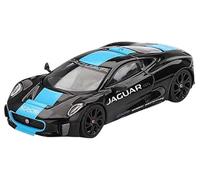 True Scale Miniatures Mini-GT MGT01070-L - Jaguar C-X75 Black Jaguar CX75 Black 2010 - Scala 1/64 - modellino Auto