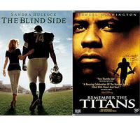 True Story The Blind Side DVD Football Movie + Disney Remember the Titans Double Feature Sports Set