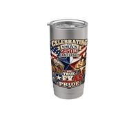 True Texas Pride U.S.A. 250° Anniversario Bicchiere termico in acciaio inox doppia parete