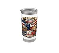 True Texas Pride U.S.A. 250° Anniversario Bicchiere termico in acciaio inox doppia parete