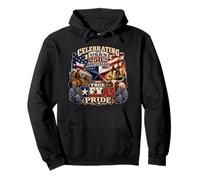 True Texas Pride U.S.A. 250° Anniversario Felpa con Cappuccio