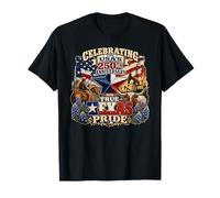 True Texas Pride U.S.A. 250° Anniversario Maglietta
