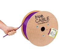trueCABLE Cat6A Plenum (CMP), 304,8 m, viola, 23AWG 4 paia di rame nudo solido, 750MHz, ETL Listed, Non-scherded Twisted Pair (UTP), cavo Ethernet di massa