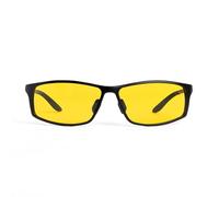 TrueDark Daylights Amber Elite - Occhiali con blocco della luce blu per ridurre l'affaticamento degli occhi e i riflessi UV per una maggiore energia, per uomini e donne, schermo del computer, giochi,